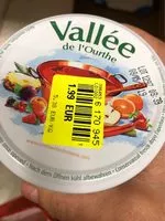 Mängden socker i Vallée De L'ourthe Aardbeien 370G