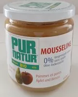 Mängden socker i Mousseline