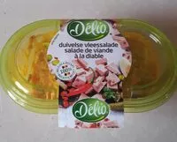 Mängden socker i Salade de viande à la diable
