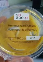 Mängden socker i Houmous Raz El Hanout