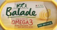 Mängden socker i Balade omega-3