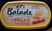 Mängden socker i Beurre demi-écrémé Omega 3 Sel Marin