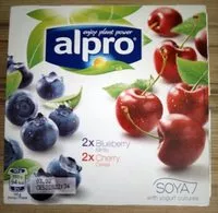 Mängden socker i Alpro 2x blueberry 2x cherry