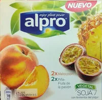 Mängden socker i Especialidad vegetal de soja melocotón y piña con fruta de la pasión