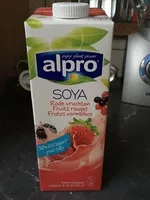 Mängden socker i Soja aux fruits rouges