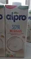 Mängden socker i Alpro soya no sugae