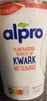 Mängden socker i Alpro kwark no sugars