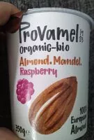 Mängden socker i Almond. raspberry
