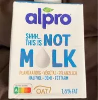 Mängden socker i Vegetal not milk