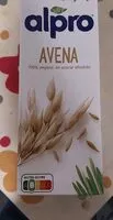 Mängden socker i Alpro bebida de avena UHT