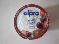 Mängden socker i ALPRO ЗАКВАСЕН СОЕВВ ПРОДУКТ ЯГОДА,ЧЕРЕША И ФУРМА