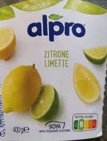 Mängden socker i Alpro Zitrone Limette