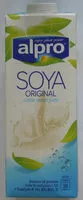 Soya drink with added calcium and vitamins