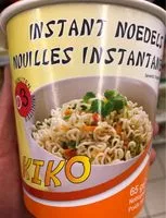 Mängden socker i Nouilles instantanées