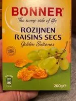 Mängden socker i Rosinen Sultaninen Hell