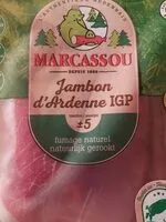 Mängden socker i Jambon d'Ardenne