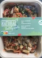 Mängden socker i Bami Goreng poulet nouilles de soba