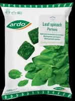 Mängden socker i Epinards surgelés