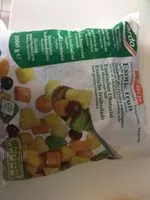 Mängden socker i Fruits exotiques au jus de fruits de la passion