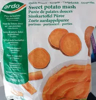 Mängden socker i Purée de patate douce