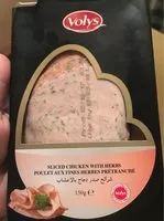 Mängden socker i Poulet fine hePoulet aux fines herbes pré tranché