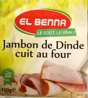 Mängden socker i Jambon de dinde cuit au four