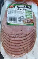 Mängden socker i Jambon de dinde cuit au four