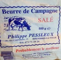 Mängden socker i Beurre de campagne salé