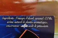 Mängden socker i Vinaigre à l'ancienne