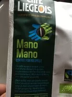 Mängden socker i Cafe liegeoid bio