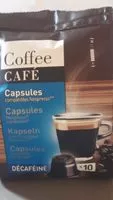 Mängden socker i Capsules café Décaféiné