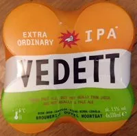 Mängden socker i Vedett IPA* (India Pale Ale)