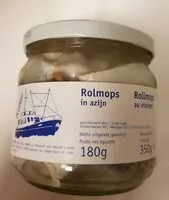 Mängden socker i Rollmops au vinaigre