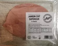 Mängden socker i Jambon cuit supérieur