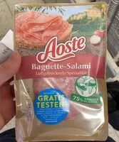 Mängden socker i Baguette Salami