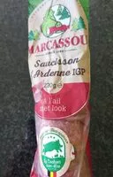 Mängden socker i Saucisson d'Ardenne à l'ail