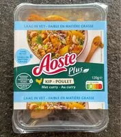 Mängden socker i Kip poulet au curry