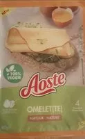 Mängden socker i Aoste omelette nature