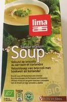 Mängden socker i Soup velouté brocolis au sarrasin et coriandre