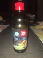 Mängden socker i Tamari less salt 25% - Sauce de soja biologique