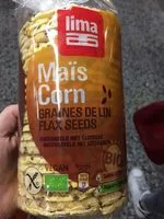 Mängden socker i Galettes De Maïs Fines Aux Graines De Lin Biologique 150G