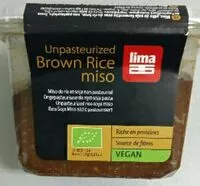 Mängden socker i Unpasteurized brown rice miso