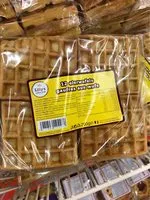 Mängden socker i Gaufres