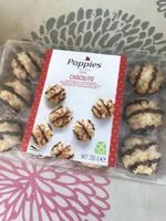 Mängden socker i Poppies Chocolito Coconut Cakes With Chocolate Decorations 200 G