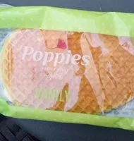 Mängden socker i Poppies Vanily Gauffre 100X60G