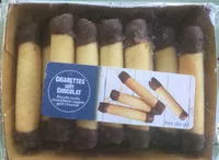 Mängden socker i Cigarettes goût chocolat