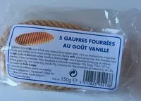 Mängden socker i Gaufres fourrées à la vanille