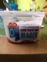 Mängden socker i Verse platte kaas Aardbei