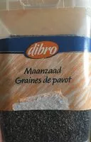 Mängden socker i Graines de pavot