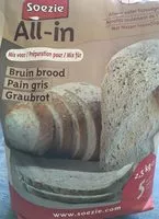 Mängden socker i Préparation pour pain gris